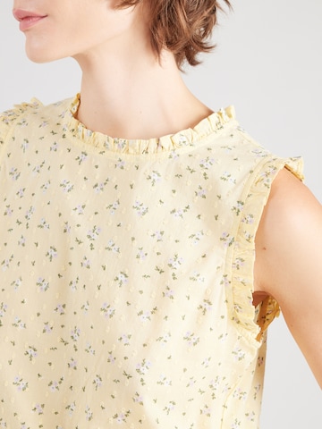 Chemisier 'VMTRINE' VERO MODA en jaune
