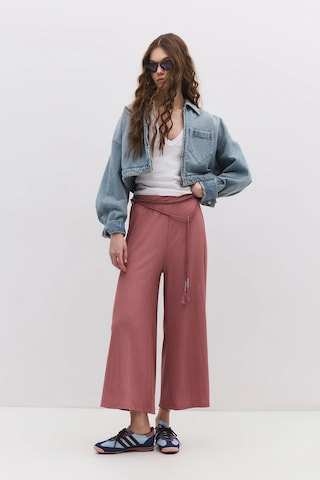 No Matter What Wide leg Trousers in Pink