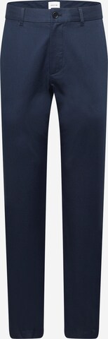 Coupe slim Pantalon chino 'Marcus' WOOD WOOD en bleu : devant