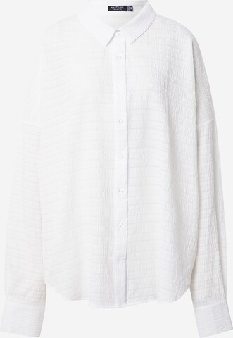 Camicia da donna di Nasty Gal in bianco: frontale