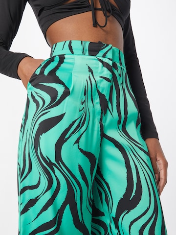 Wide Leg Pantalon à pince Misspap en vert