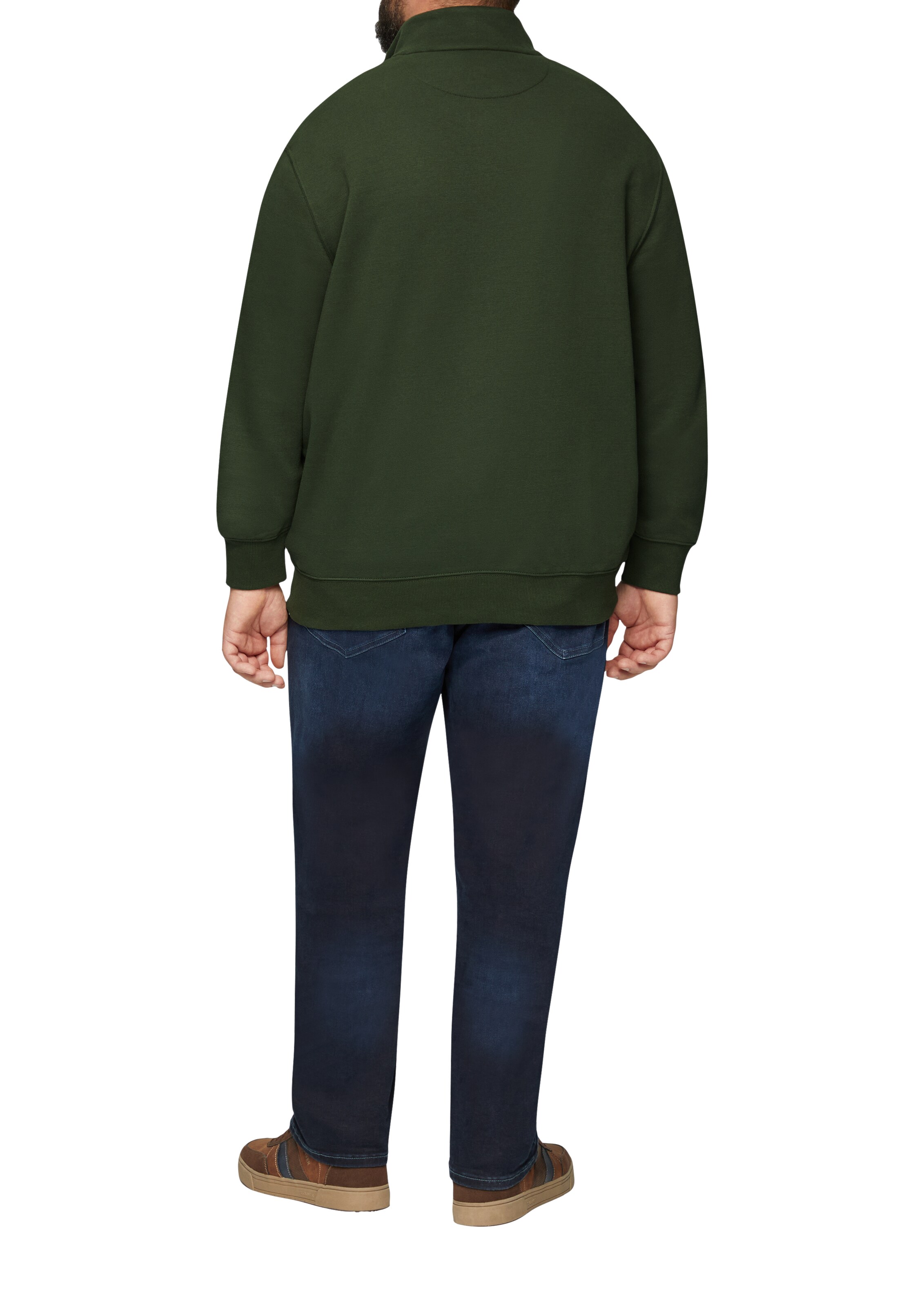 s.Oliver Men Big Sizes Sweatjacke in Grün