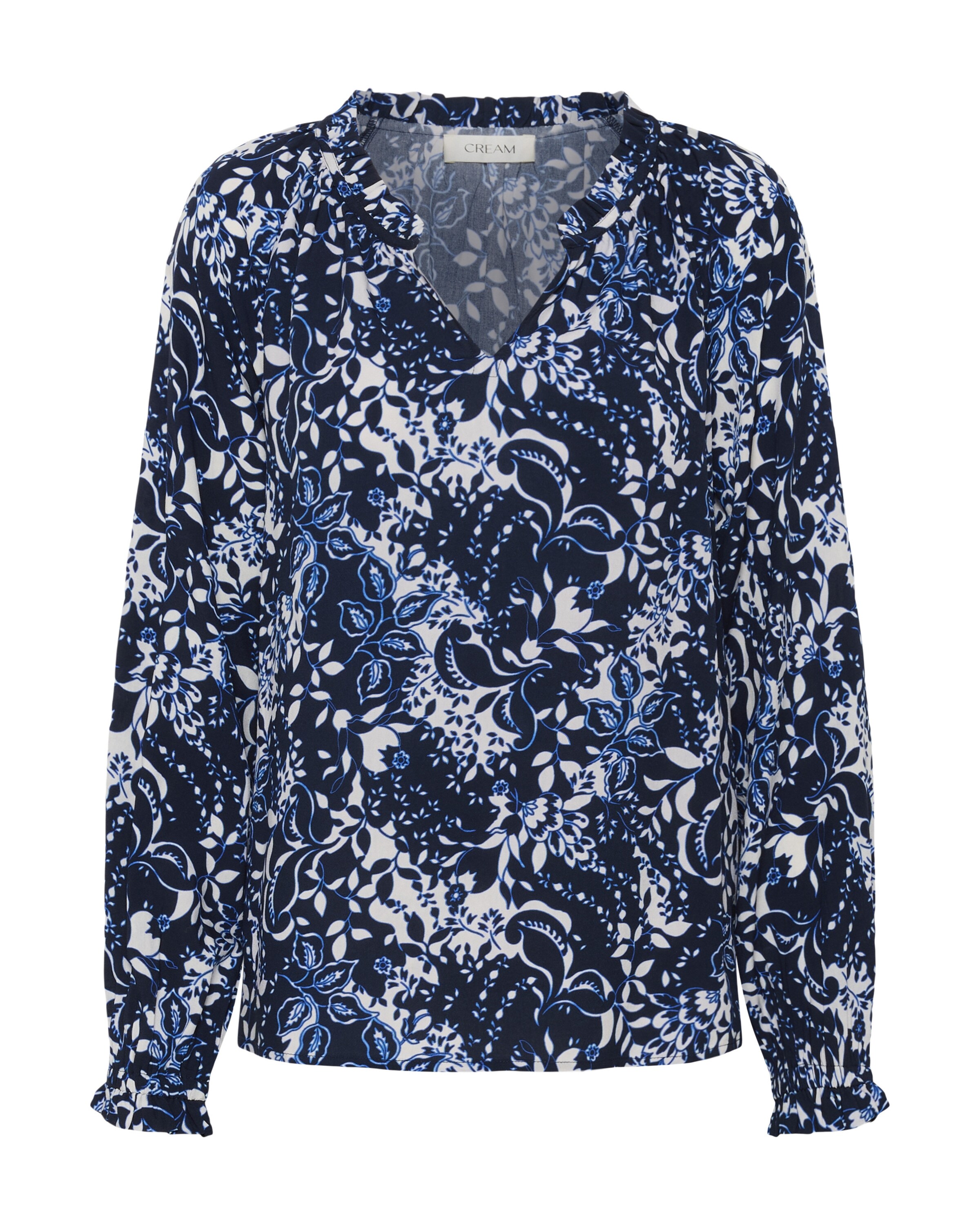 Cream Bluse 'CRTiah' in Blau: Vorderseite