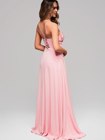 Ombre Evening dress in Pink