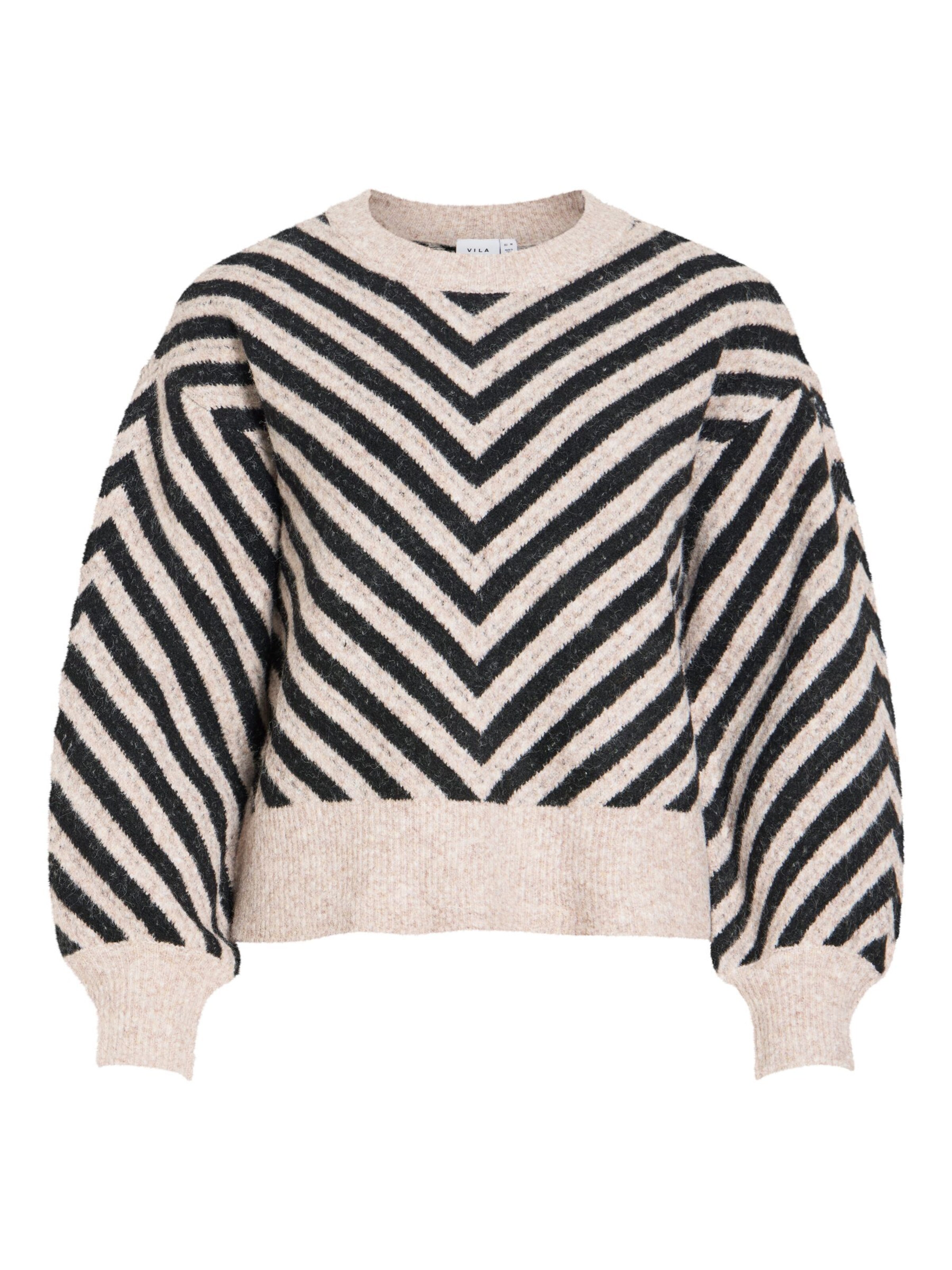 VILA - Jersey 'VILUNA' en beige: frente