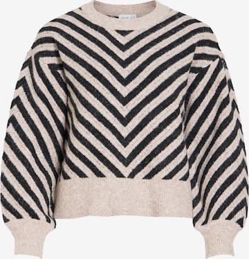 VILA Pullover 'VILUNA' i beige: forside