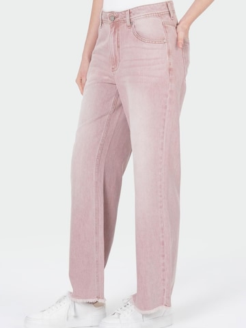M.O.D MIRACLE OF DENIM Wide leg Jeans in Roze