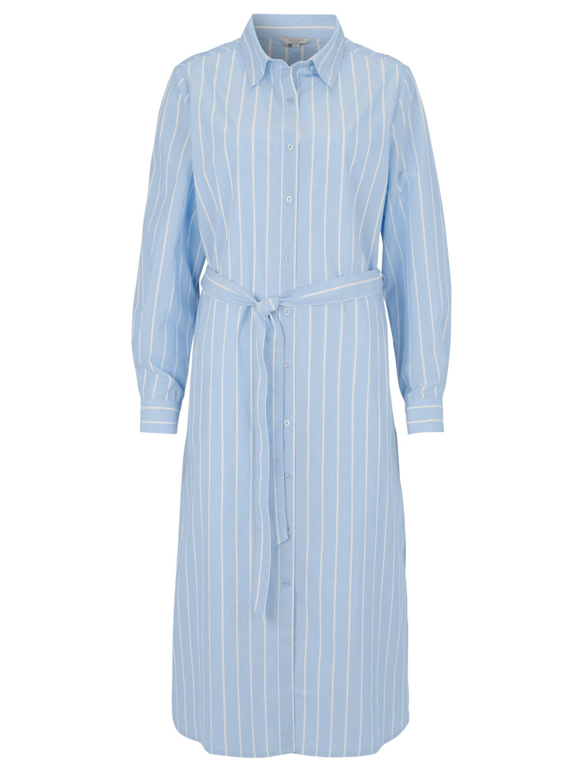 Cellbes of Sweden Jurk in Blauw: voorkant