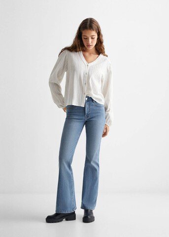 MANGO TEEN Flared Jeans 'longflar' in Blue