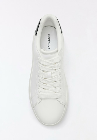 Bershka Platform trainers in White