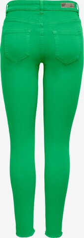 ONLY Skinny Kavbojke 'BLUSH' | zelena barva