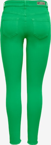 ONLY Kitsas Teksapüksid 'BLUSH', värv roheline