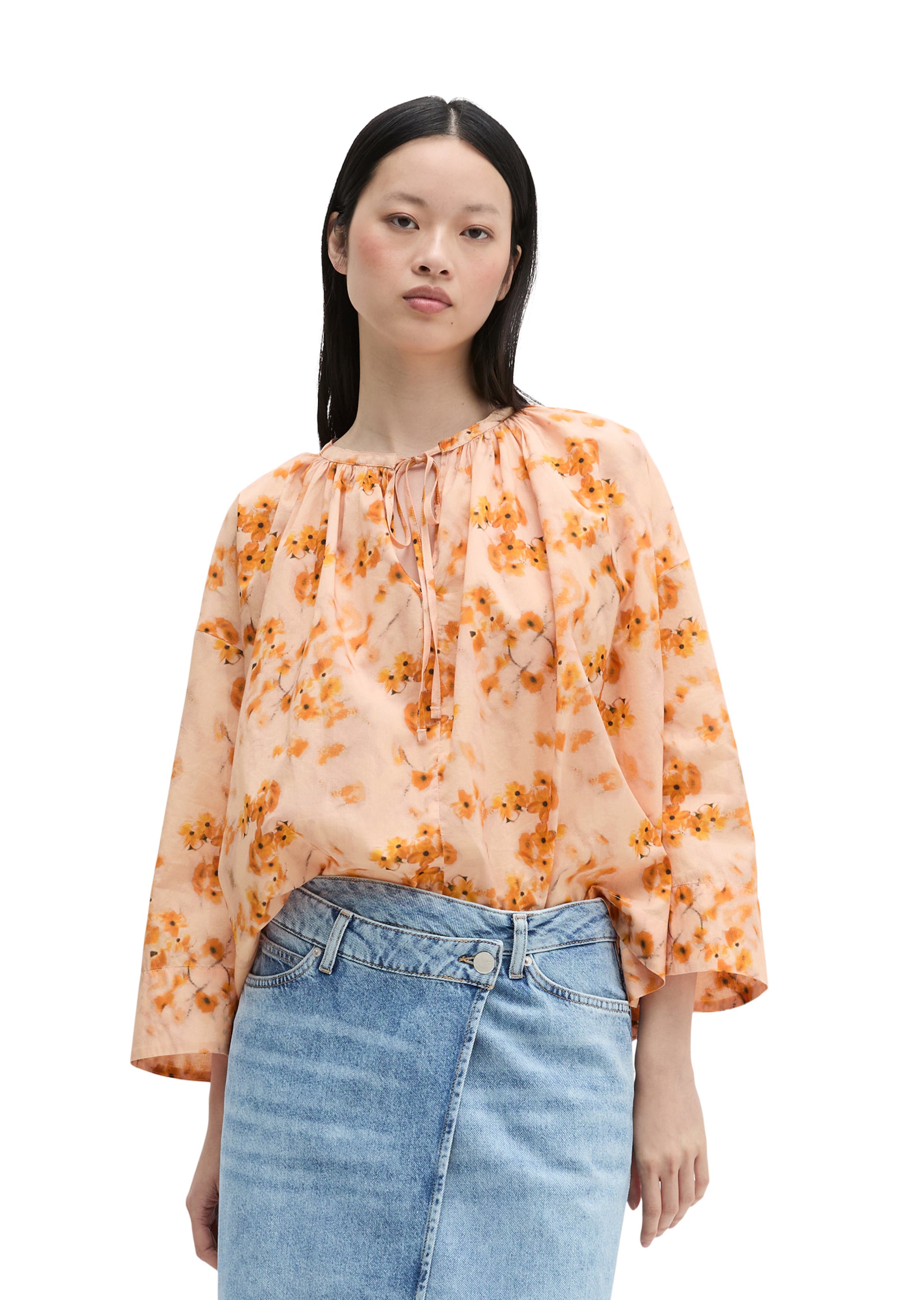 Marc O'Polo Bluse in Orange: Vorderseite