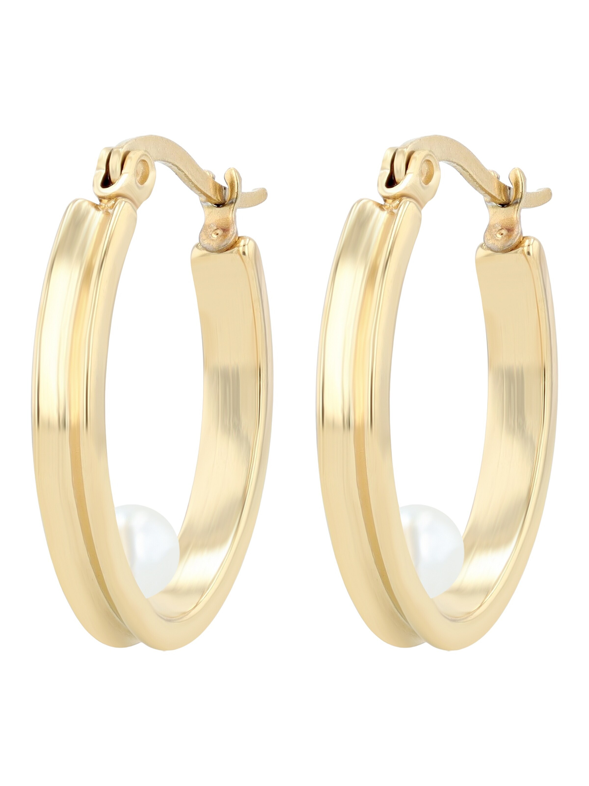 Akzent Ohrringe 'Venke, langlebig'‌‌‌‌‌‌‌‌‌‌ in Gold: Vorderseite