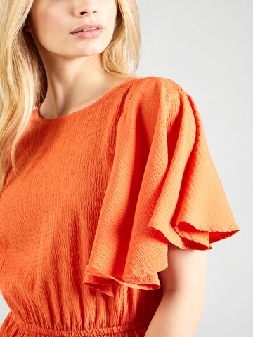 SAINT TROPEZ - Vestido 'Druna' em laranja