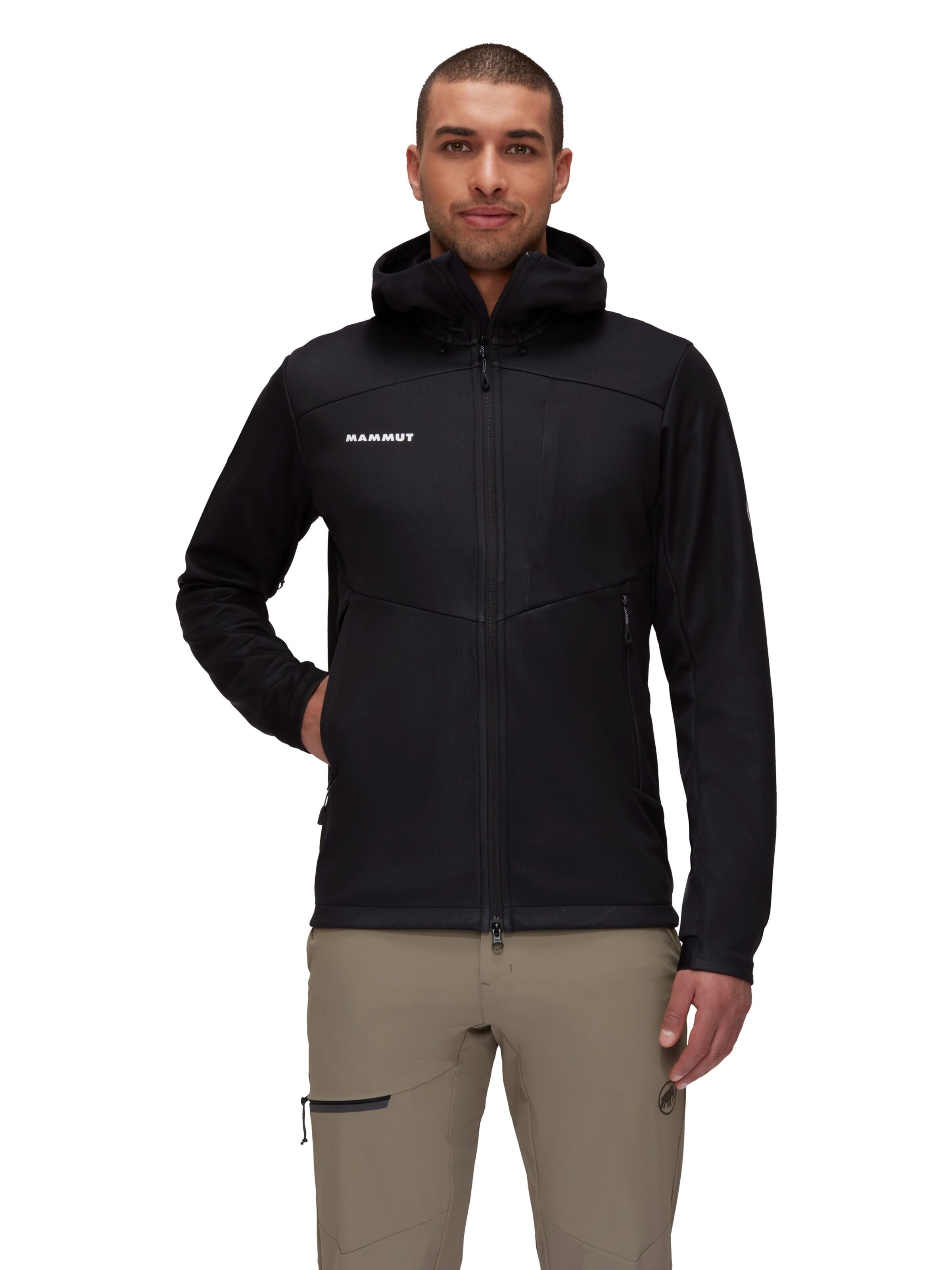 MAMMUT Outdoor jacket 'Ultimate VII' in Black: front