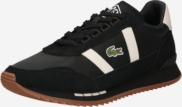 LACOSTE Sneakers in Black: front