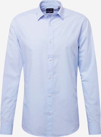 Chemise 'Sane' Only & Sons en bleu : devant