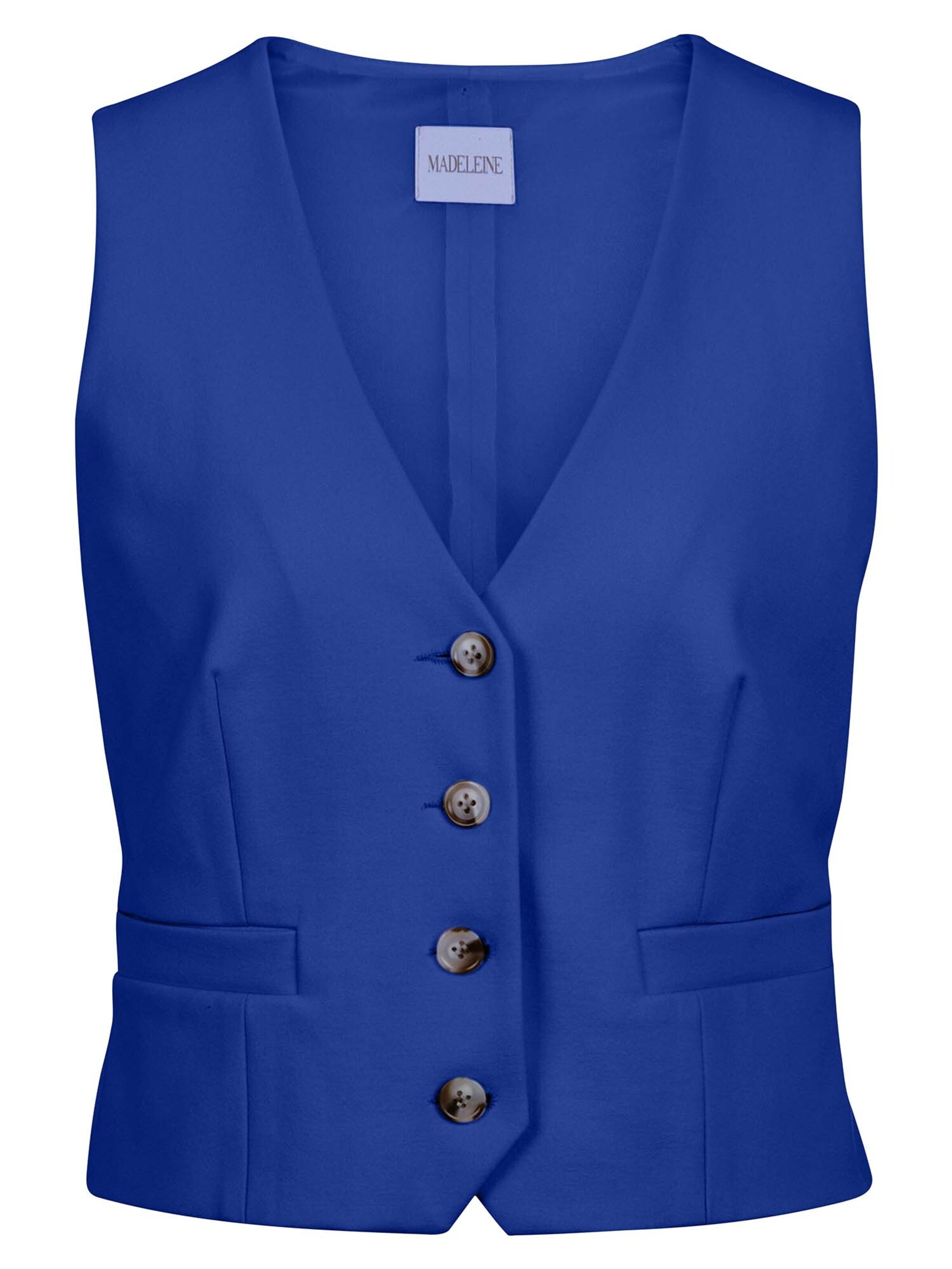 Gilet MADELEINE en bleu : devant