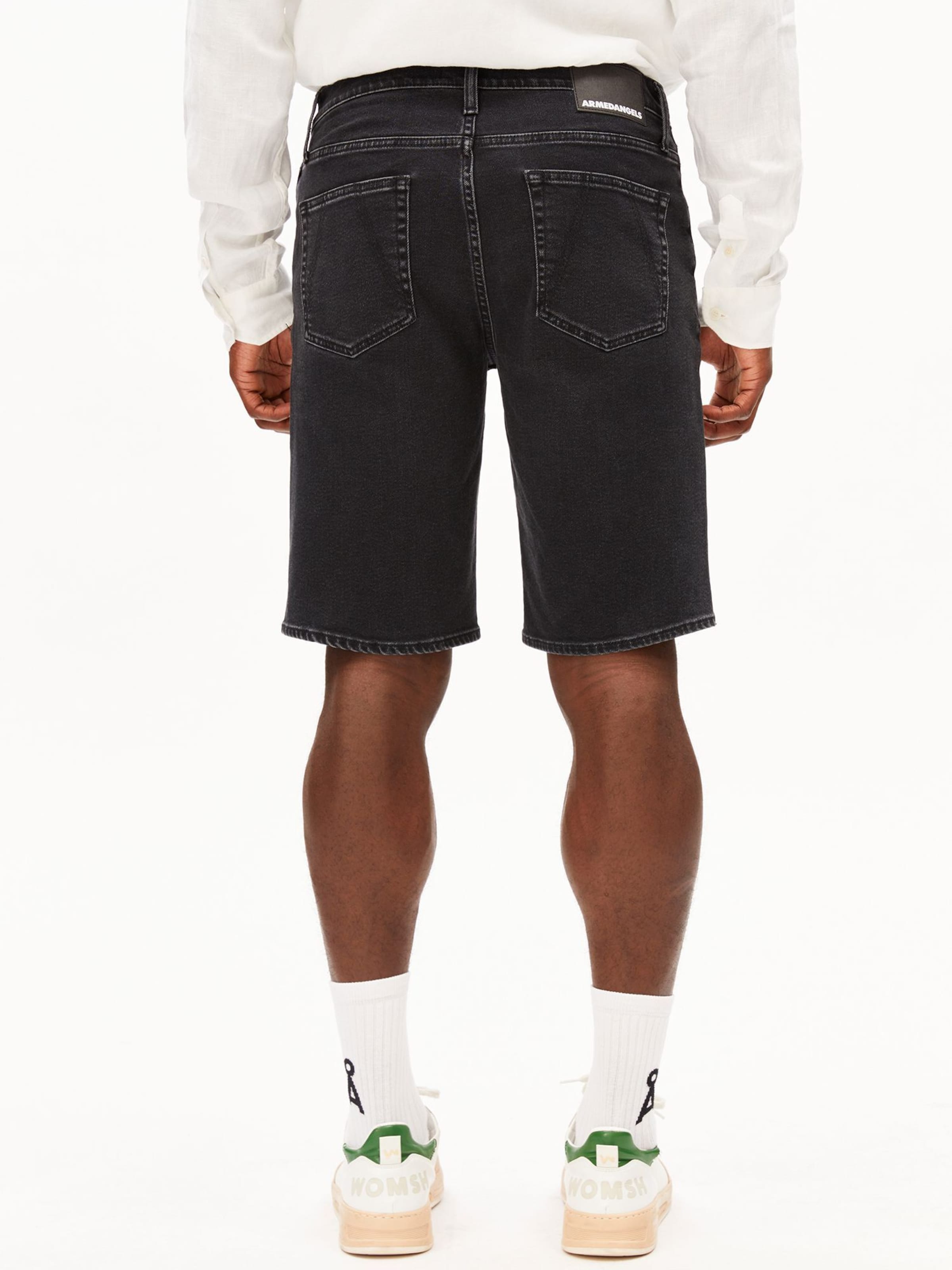 ARMEDANGELS Slim fit Pants in Black: front