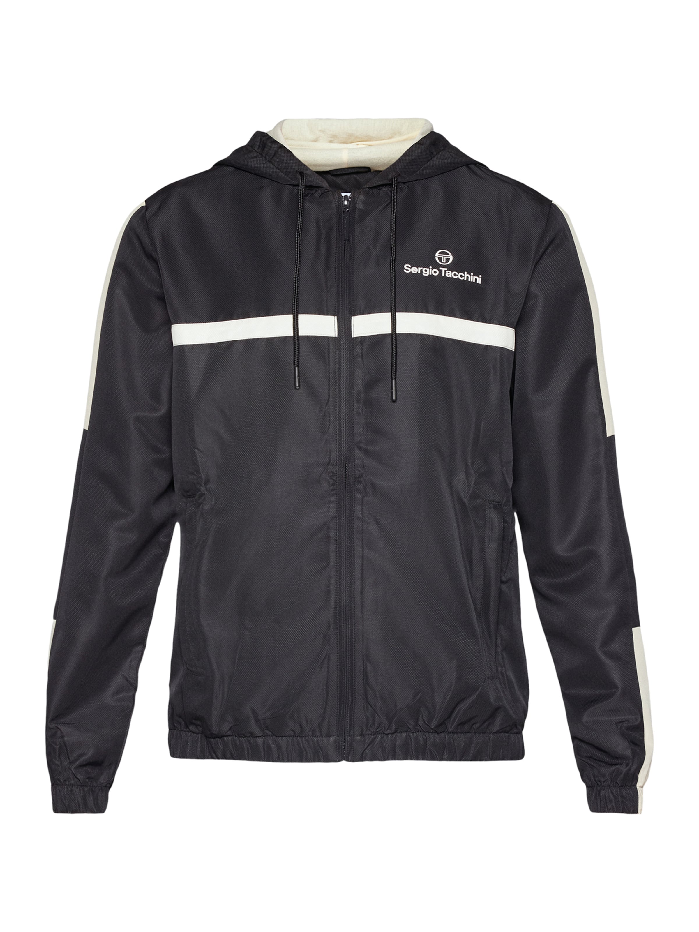 melns Sergio Tacchini Sportiska tipa jaka: no priekšpuses