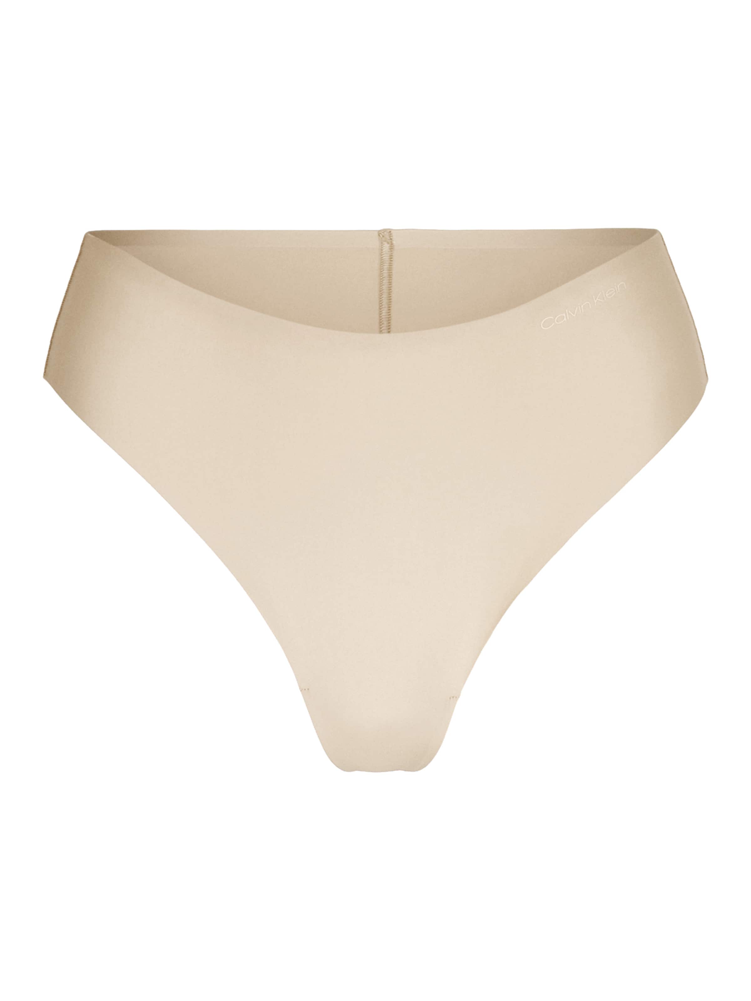 Calvin Klein Underwear String in Beige: front