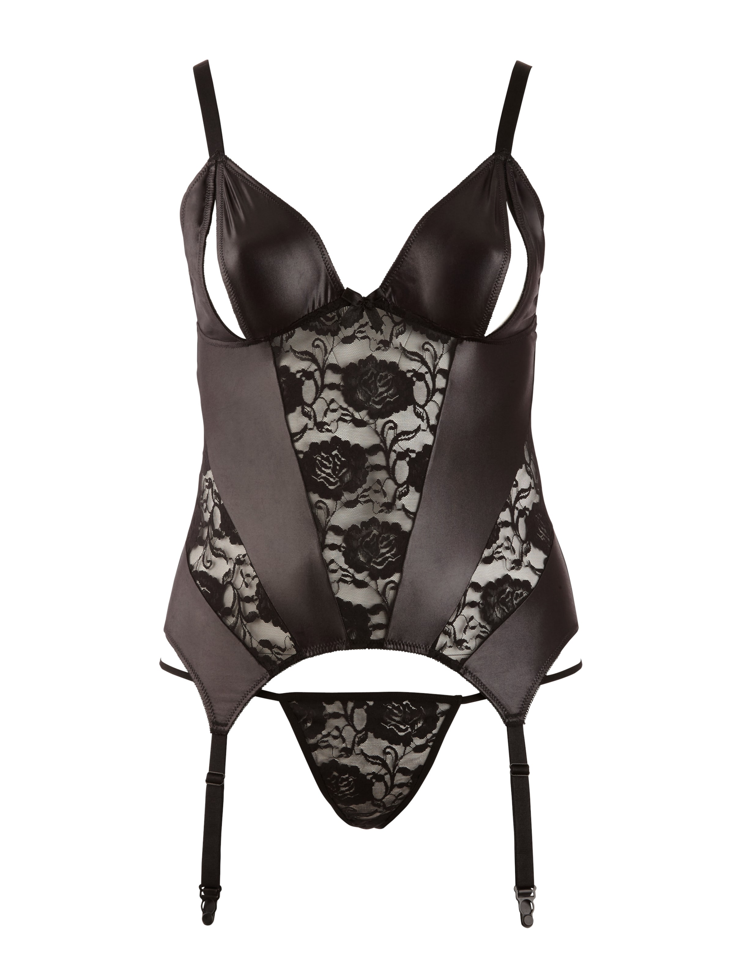 Cottelli Curves Body‌‌‌‌‌‌‌‌‌ in Schwarz: Vorderseite