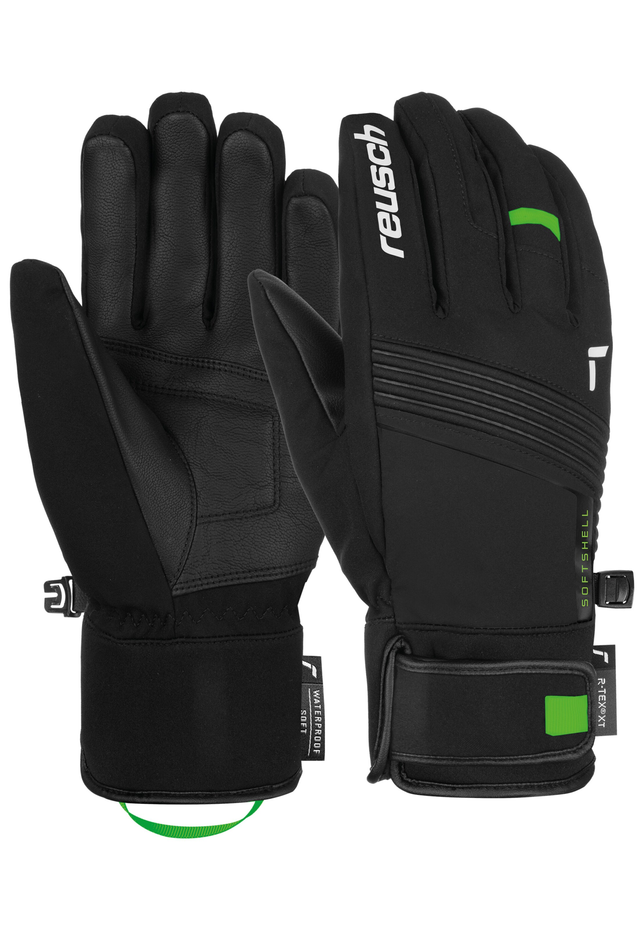 REUSCH Fingerhandschuhe 'Louis R-TEX® XT' in Grün: Vorderseite