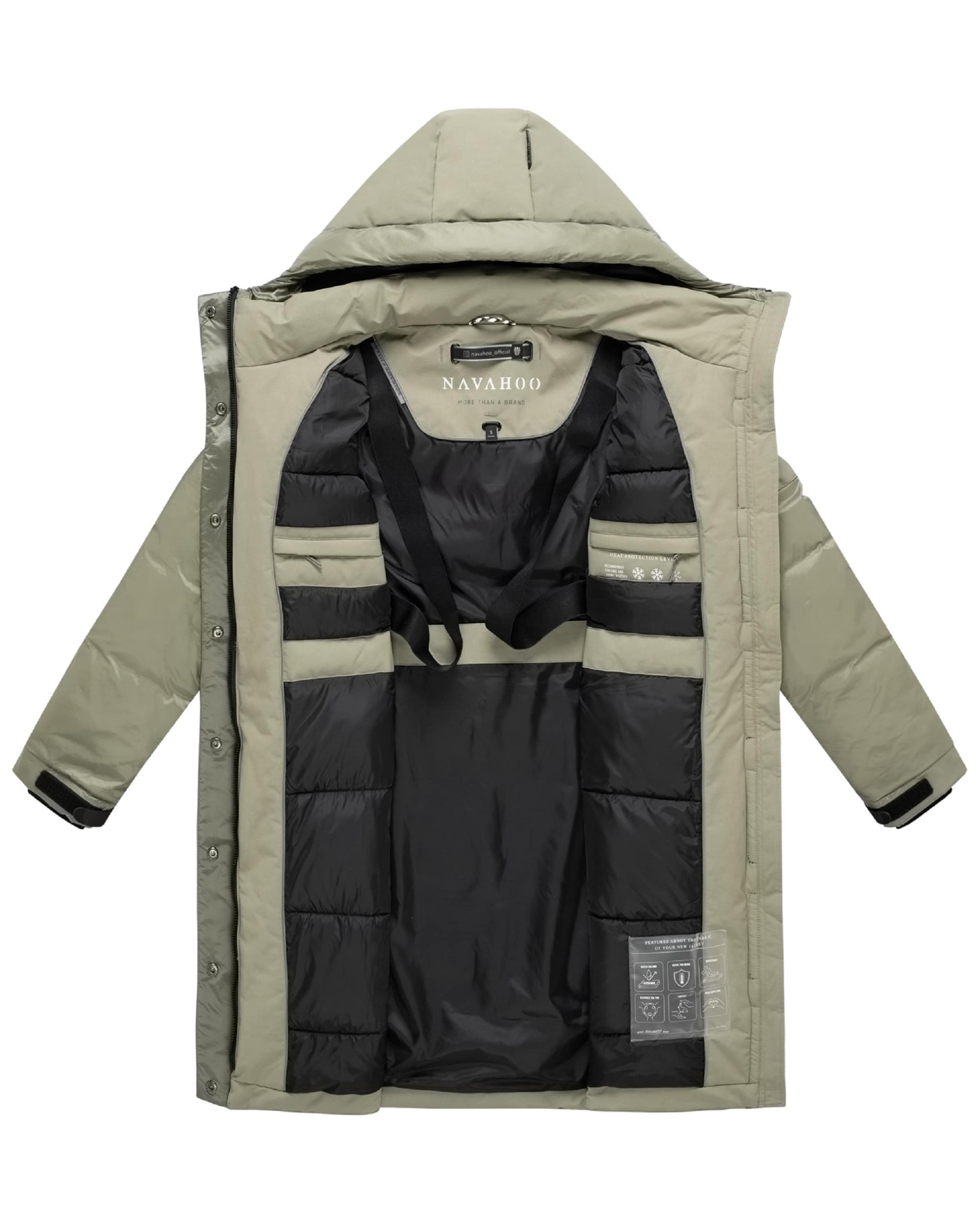 Cappotto invernale 'Peakstorm 14' di NAVAHOO in grigio
