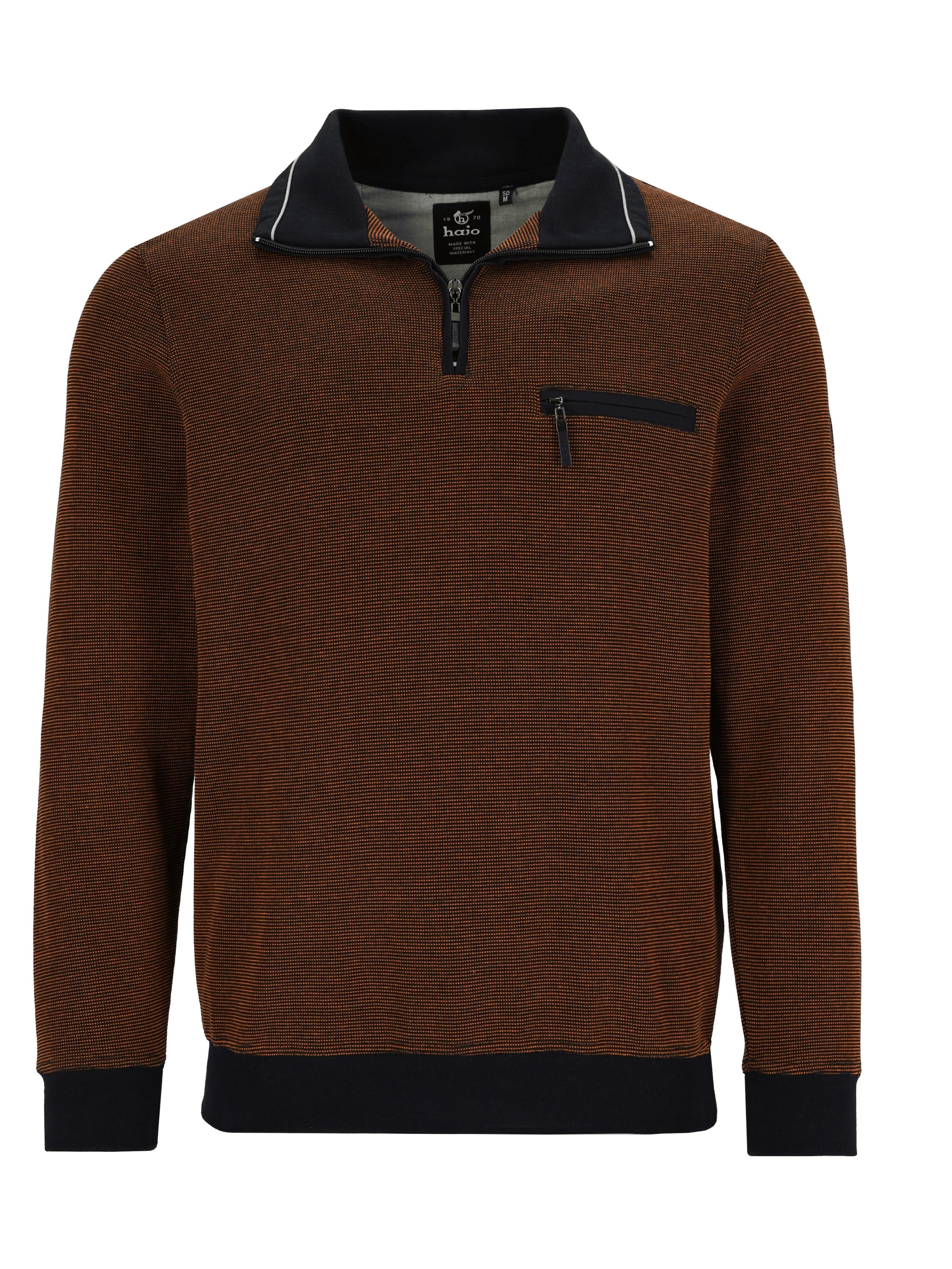 HAJO Sweatshirt in Braun: Vorderseite