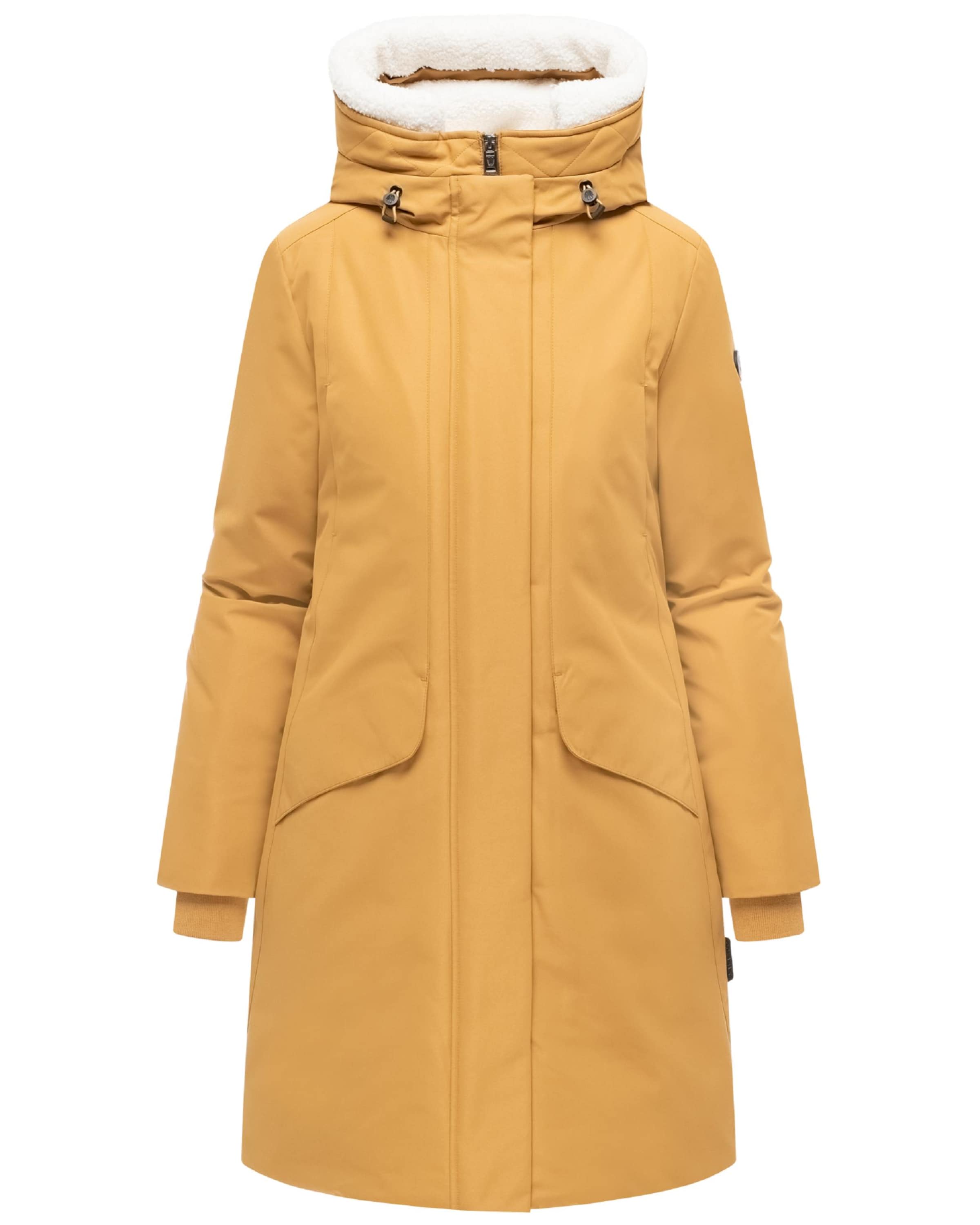 Cappotto invernale 'Bibber-Beauty 14' di NAVAHOO in giallo: frontale
