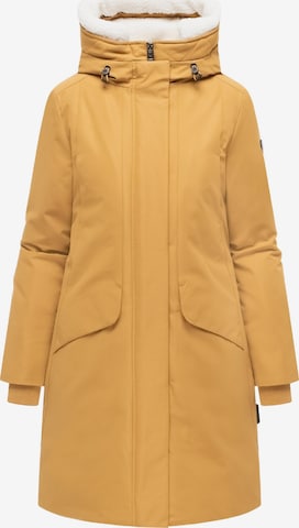 Cappotto invernale 'Bibber-Beauty 14' di NAVAHOO in giallo: frontale