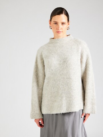 PIECES Curve - Jersey 'PCMALA' en gris: frente