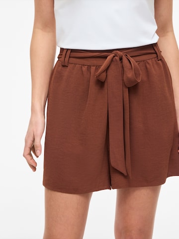 Wide Leg Pantalon 'VIRELLA' VILA en marron
