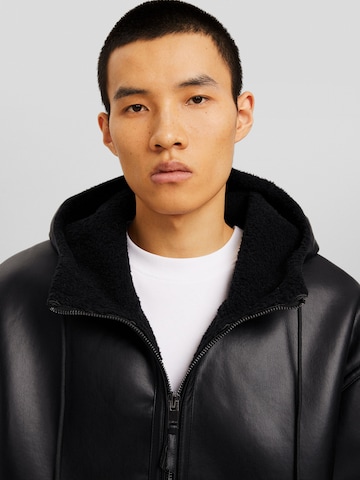 Bershka Between-season jacket in Black