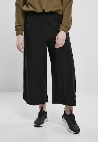 Wide leg Pantaloni 'Culotte' di Urban Classics in nero: frontale