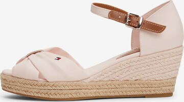 TOMMY HILFIGER Sandali 'Elba' | roza barva: sprednja stran