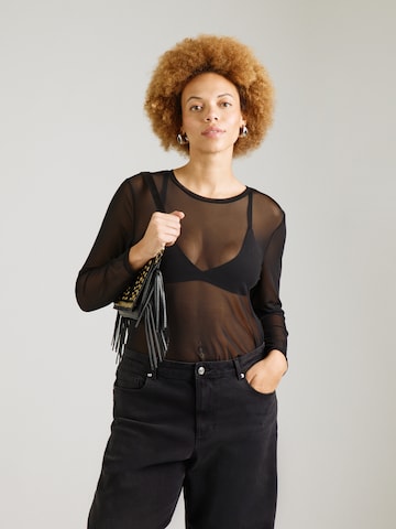 T-shirt 'NMJUDITH' Noisy May Curve en noir : devant