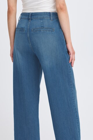b.young Wide Leg Jeans 'BYKOMMA' i blå