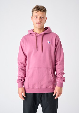 Sweat-shirt Cleptomanicx en rose : devant