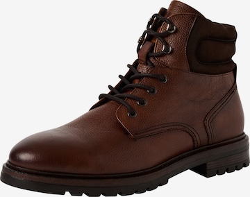 Bottes à lacets Tamaris en marron : devant