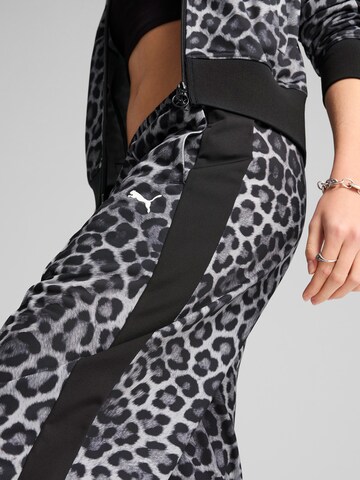 PUMA Wide Leg Hose 'T7' in Schwarz