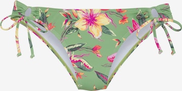 LASCANA Bikini Bottoms in Green: front
