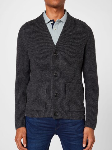 TOM TAILOR DENIM Knit Cardigan in Grey