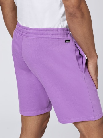 CHIEMSEE Regular Pants in Purple
