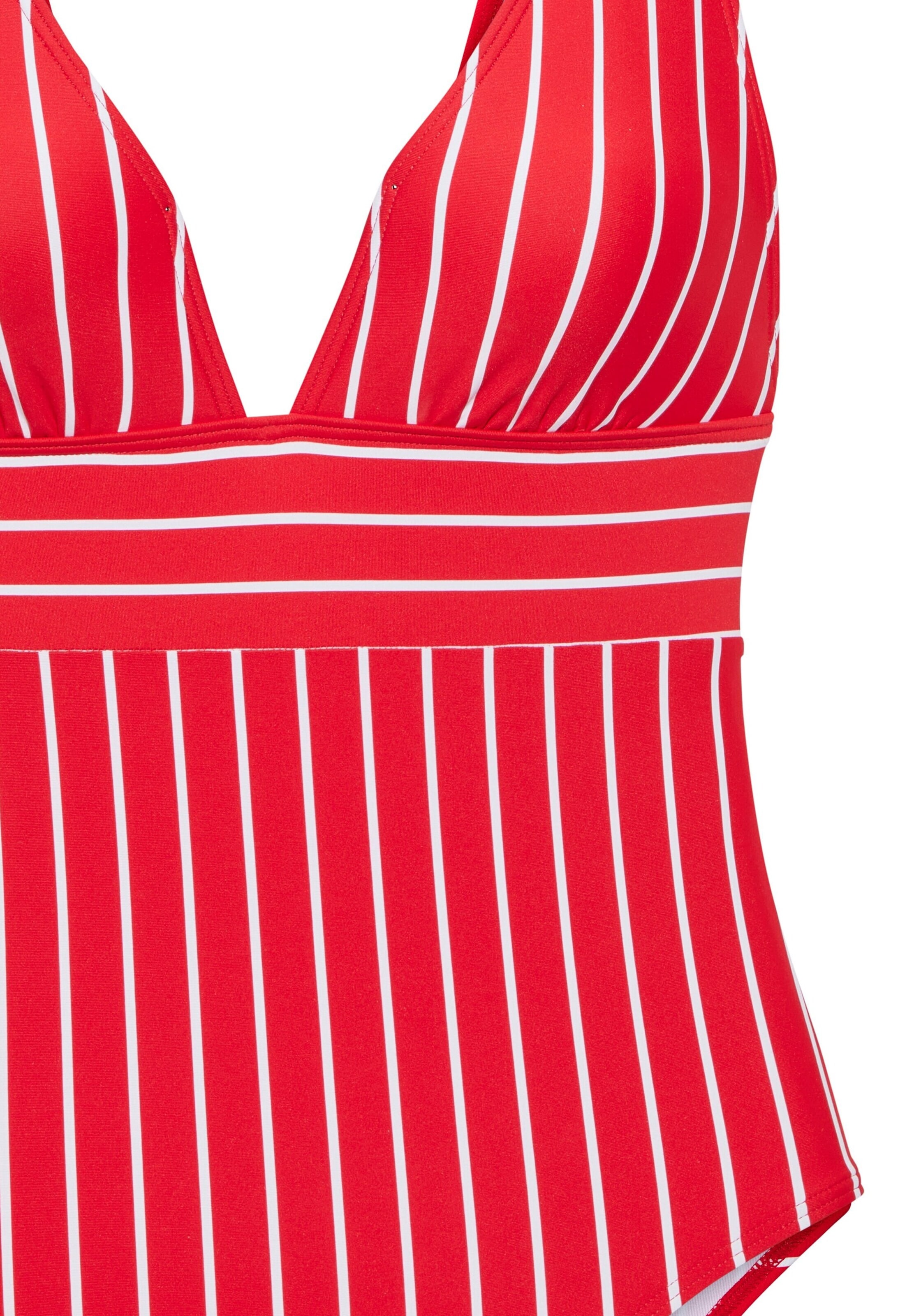 sarkans s.Oliver Trijstūra formas Peldkostīms