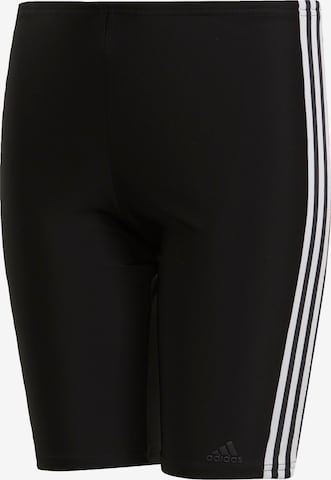 ADIDAS PERFORMANCE Athletic Swimwear '3-Stripes Jammers' in Black