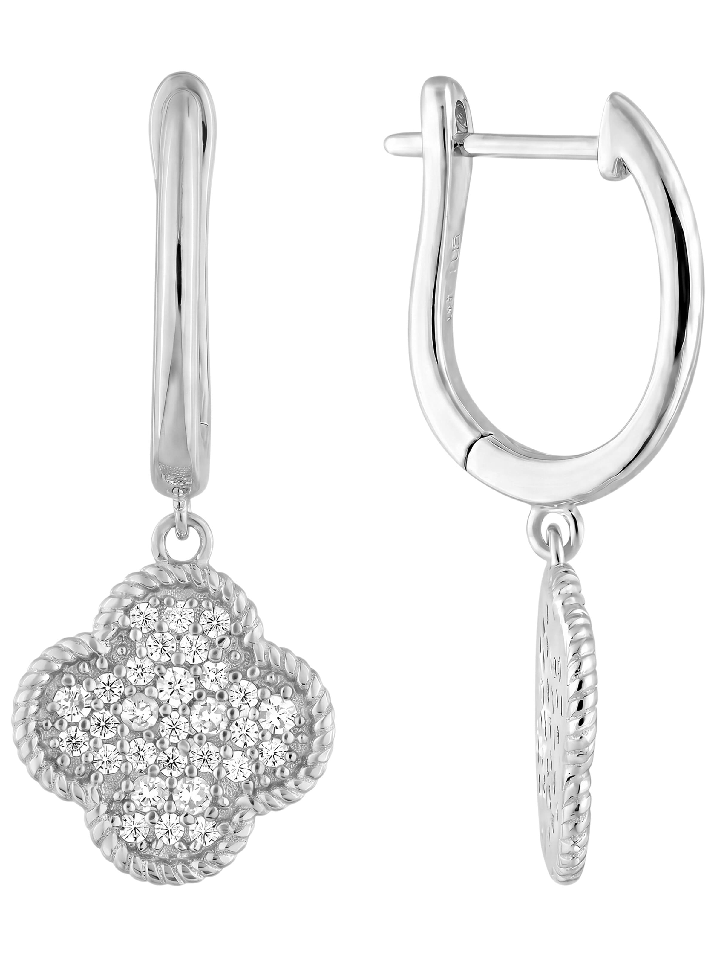 Jobo Ohrringe‌‌‌‌‌ in Silber: Vorderseite
