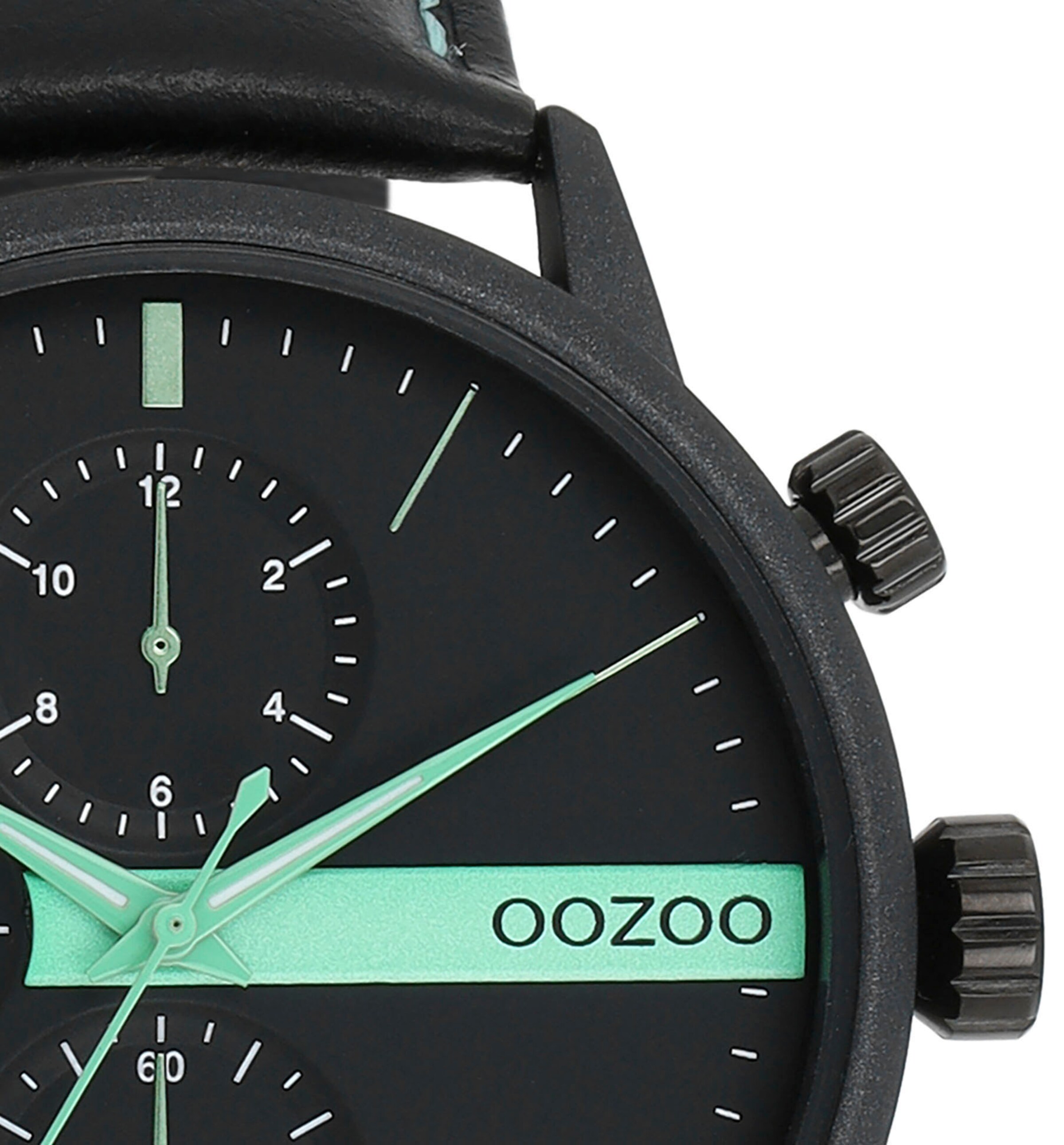 OOZOO Analog Watch in Black