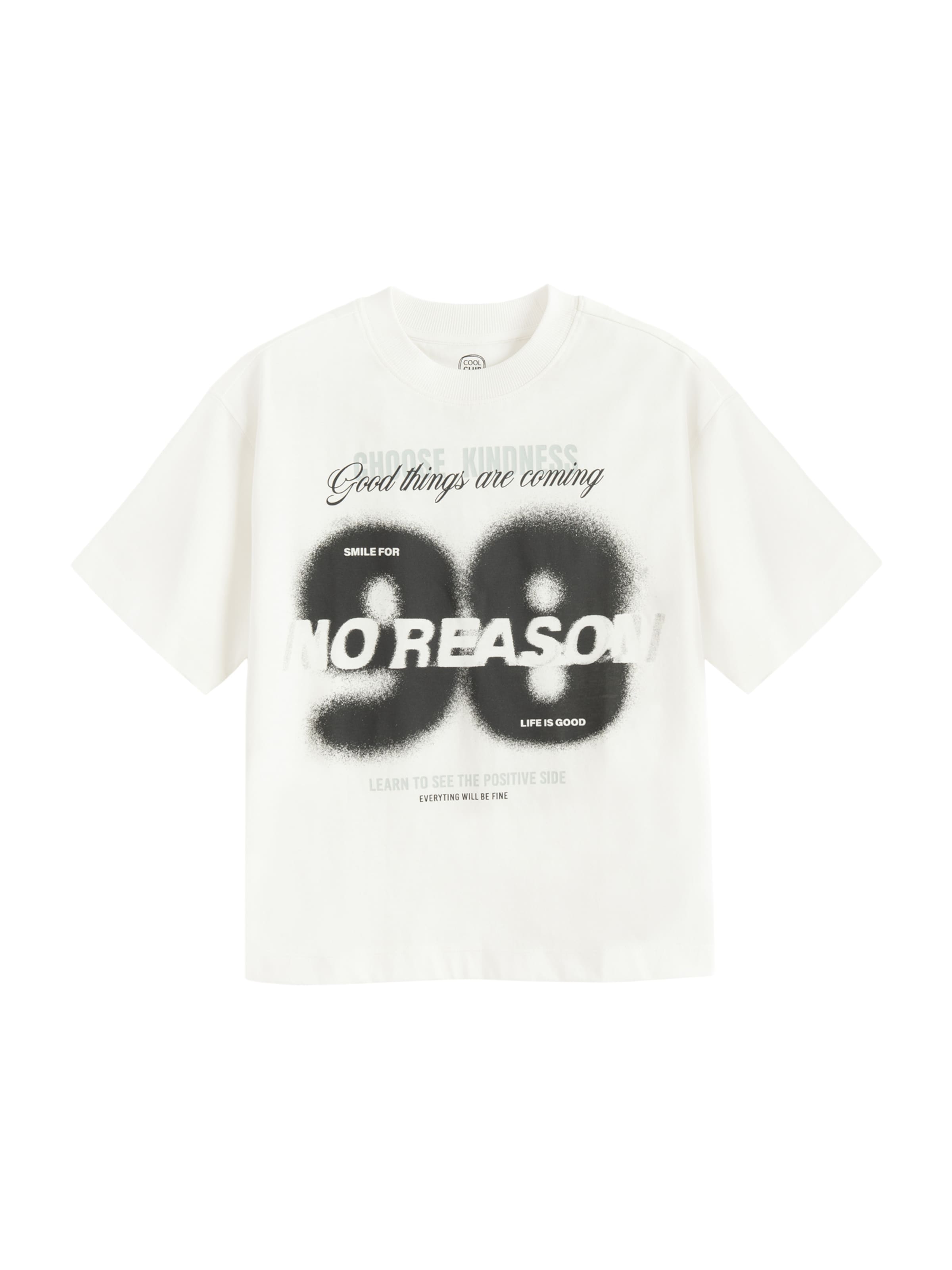 balta Cool Club Marškinėliai: priekis